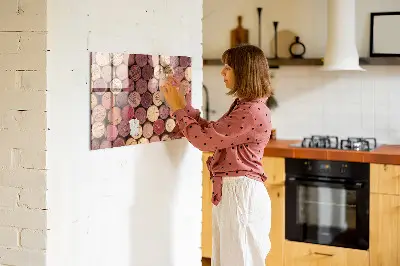 Magnetic wall board for wine corks