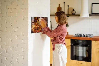 Magnetic glass dry erase board