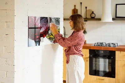 Wine Glass Design Magnetic Board