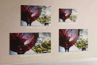Wine Glass Design Magnetic Board
