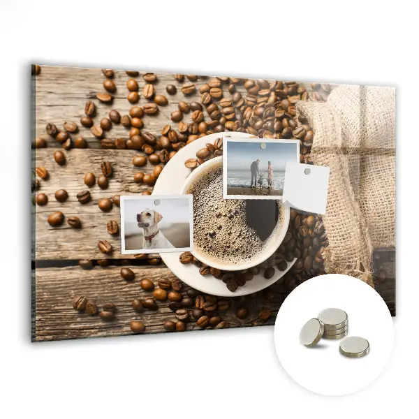 Coffee Bag Magnetic Memo Board