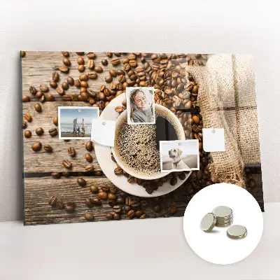 Coffee Bag Magnetic Memo Board
