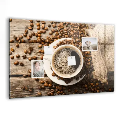 Coffee Bag Magnetic Memo Board