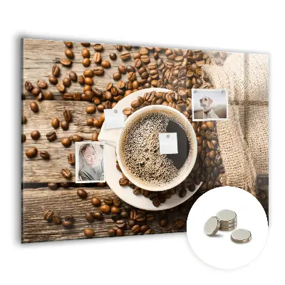 Coffee Bag Magnetic Memo Board