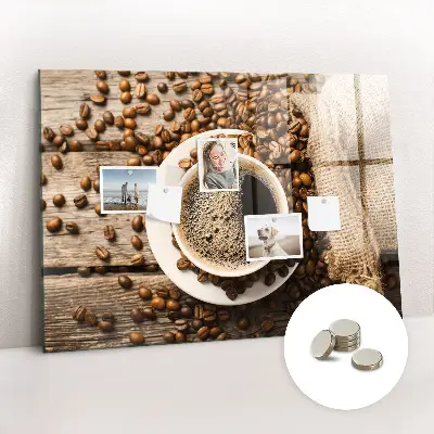 Coffee Bag Magnetic Memo Board