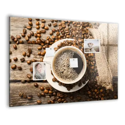 Coffee Bag Magnetic Memo Board