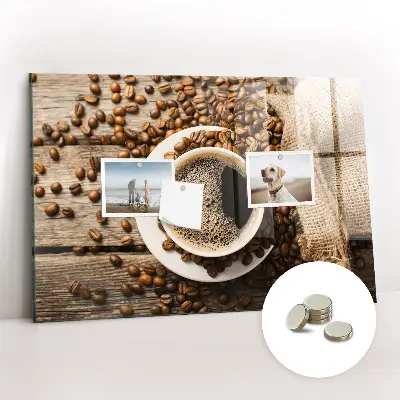 Coffee Bag Magnetic Memo Board