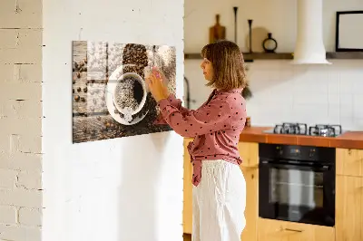 Coffee Bag Magnetic Memo Board