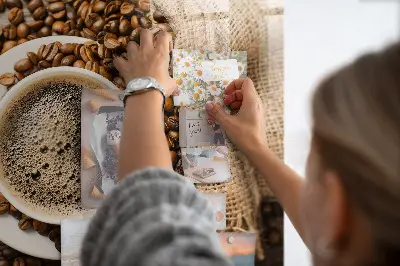 Coffee Bag Magnetic Memo Board