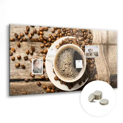Coffee Bag Magnetic Memo Board