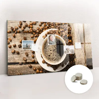 Coffee Bag Magnetic Memo Board