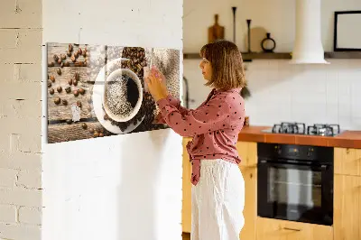 Coffee Bag Magnetic Memo Board
