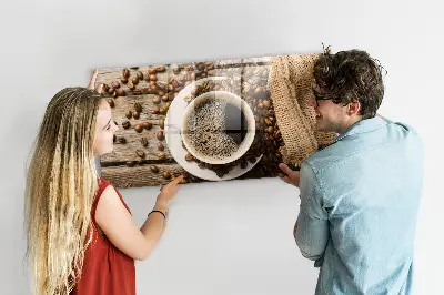 Coffee Bag Magnetic Memo Board