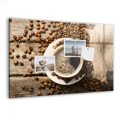 Coffee Bag Magnetic Memo Board