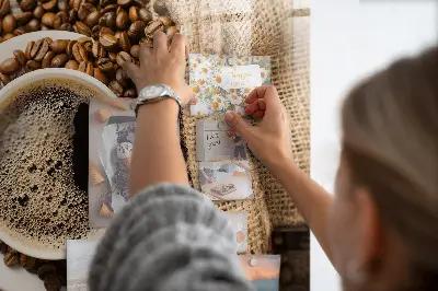 Coffee Bag Magnetic Memo Board