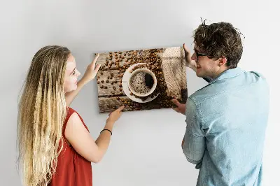 Coffee Bag Magnetic Memo Board