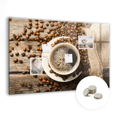 Coffee Bag Magnetic Memo Board