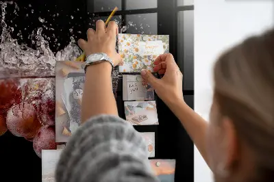 Magnetic wall board Grapes
