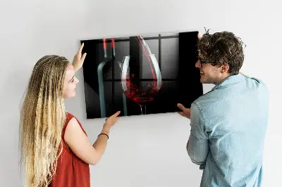 Wine Bottle Magnetic Memo Board