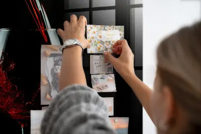 Wine Bottle Magnetic Memo Board