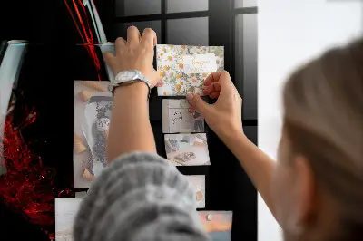 Wine Bottle Magnetic Memo Board