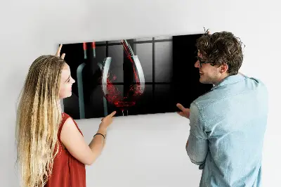 Wine Bottle Magnetic Memo Board