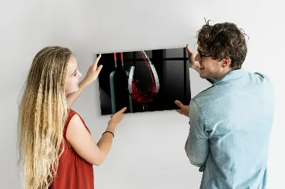 Wine Bottle Magnetic Memo Board