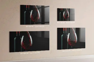 Wine Bottle Magnetic Memo Board