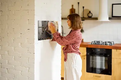 Magnet board with fresh coffee bag design