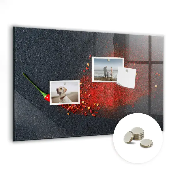 Magnetic wall board Red spice