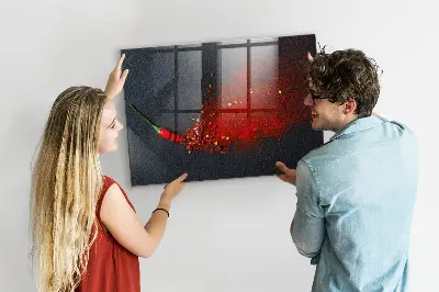 Magnetic wall board Red spice