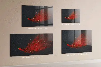 Magnetic wall board Red spice