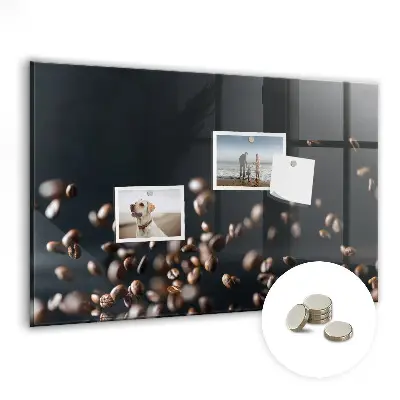 Coffee Beans Magnetic Memo Board