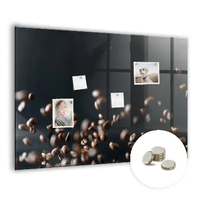 Coffee Beans Magnetic Memo Board