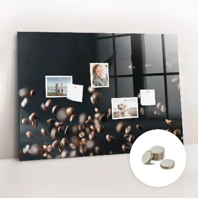 Coffee Beans Magnetic Memo Board