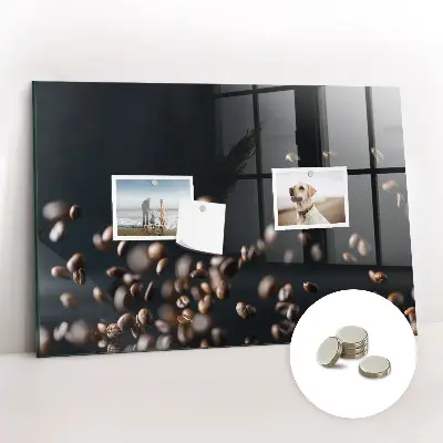 Coffee Beans Magnetic Memo Board