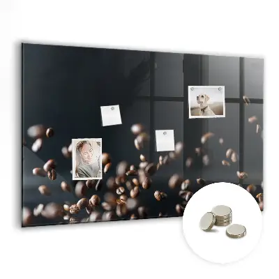 Coffee Beans Magnetic Memo Board