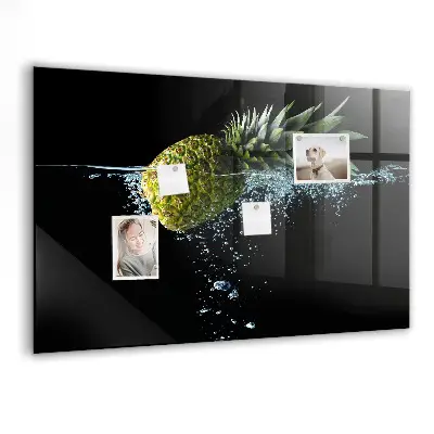 Pineapple Magnetic Glass Dry Erase Board