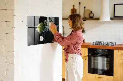 Magnetic glass dry erase board Pineapple