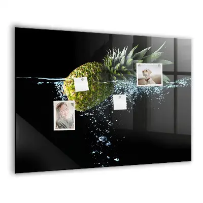 Pineapple Magnetic Glass Dry Erase Board