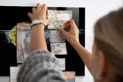 Magnetic glass dry erase board Pineapple