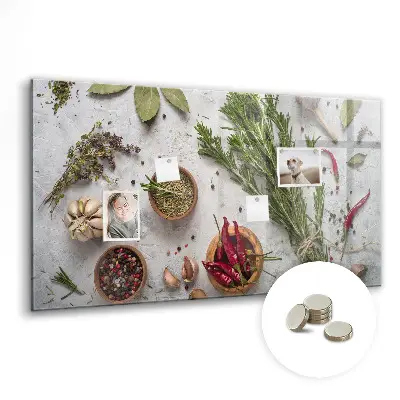 Magnetic wall board Spices