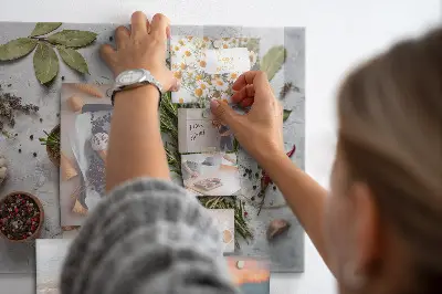 Magnetic wall spice board
