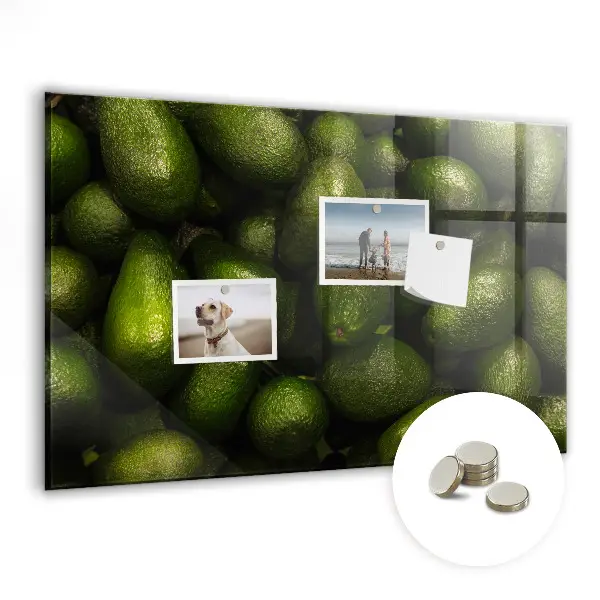 Avocado magnetic memo board