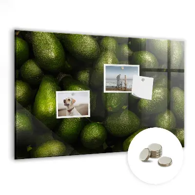 Avocado magnetic memo board