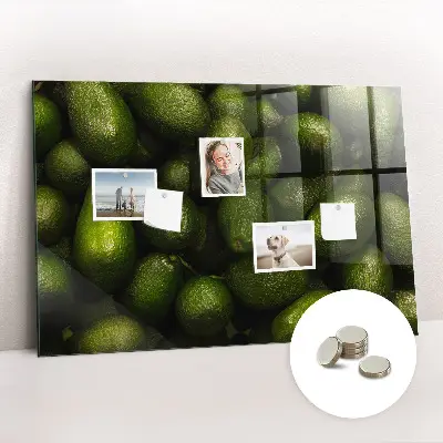 Avocado magnetic memo board