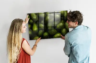 Avocado magnetic memo board