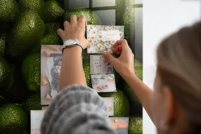 Avocado magnetic memo board