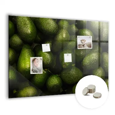 Avocado magnetic memo board