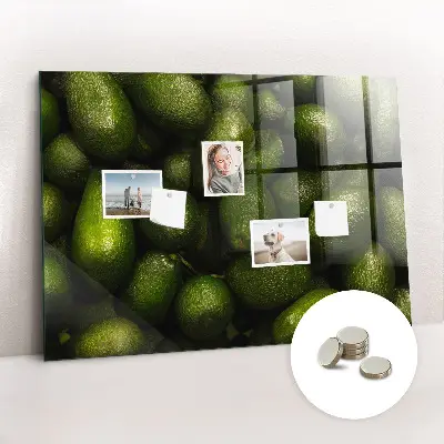 Avocado magnetic memo board